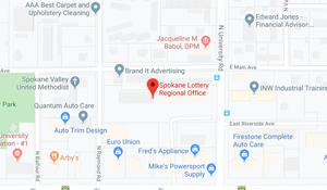 Screenshot of the Spokane Regional Office location